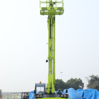 ACE NXP170 aerial work platform showcased outdoors in Faridabad, India.